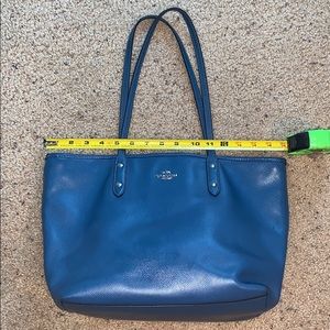 Coach City Zip Tote - Ocean Blue 🌊🔵